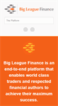Mobile Screenshot of bigleaguefinance.com